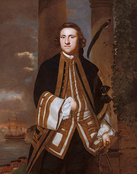 Captain the Honourable George Edgcumbe 1748 by Sir Joshua Reynolds (1723-1792)  National Maritime Museum Greenwich